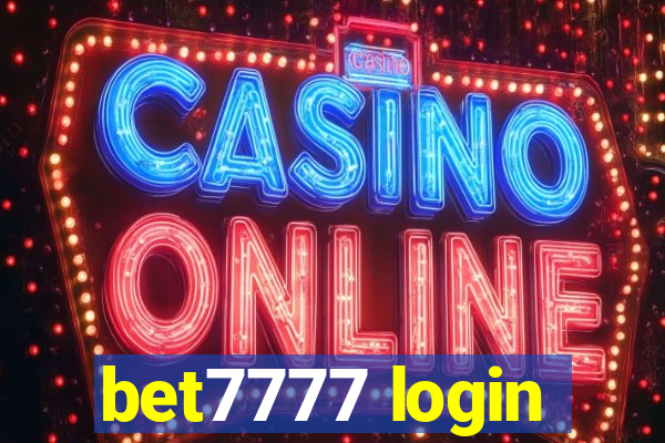 bet7777 login